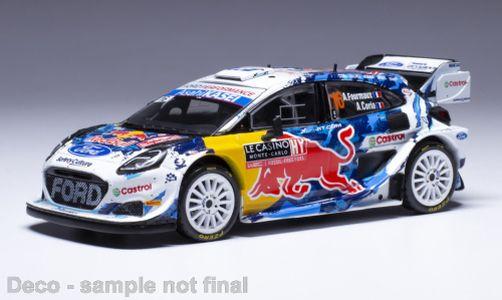 IXO 1:43 Ford Puma Rally1, No.16, Red Bull, Rallye WM, Rallye Monte Carlo, A.Fou 