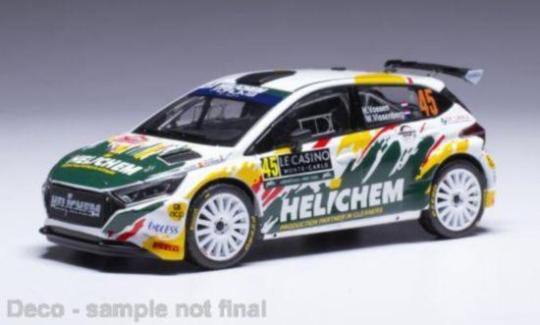 IXO 1:43 Hyundai i20 N Rally2, No.45, WRC, Rallye Monte Carl 