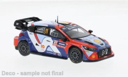 IXO 1:43 Hyundai i20 N Rally1, No.11, WRC, Rallye Schweden, 