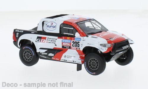 IXO 1:43 Toyota GR DKR Hilux T, #205, Rallye Dakarde Villier 