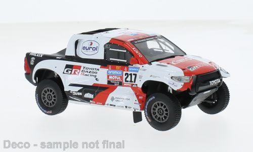 IXO 1:43 Toyota GR DKR Hilux T, #217, Rallye DakarH.Lategan, B.Cummings, 2024 