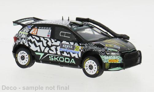 IXO 1:43 Skoda Fabia Rally2, WRC, Safari Rallye Kenia, 2024, #20    O.Solberg, E 