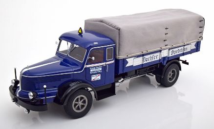 Road King 1:18 Krupp Titan SWL 80 Canvas Top 1950-1954 Dachser darkblue/black 