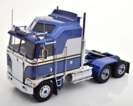 Road King 1:18 Kenworth K100 Aerodyne 1976 - bluemetallic/silver 