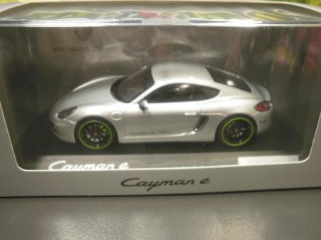 SPARK PKW 1:43 Porsche Cayman e silbermetallic 