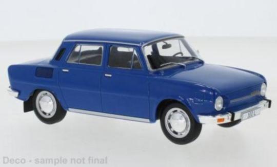 White Box 1:24 Skoda 100L 1974 - blue 