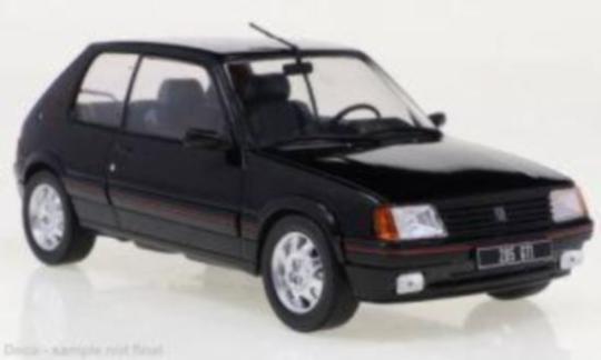 White Box 1:24 Peugeot 205 GTI, black, 1988 