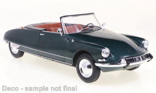 White Box 1:24 Citroen DS 19 Cabriolet - metallic-darkgreen - 1963 