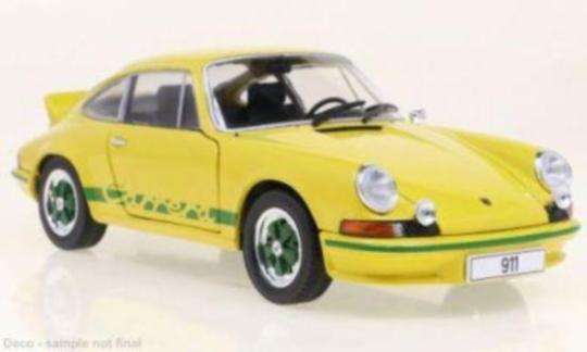 White Box 1:24 Porsche 911 Carrera 2.7 RS - yellow/green - 1 