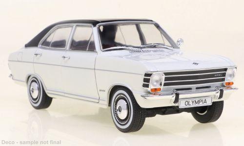 White Box 1:24 Opel Olympia A - white/matt-black - 1967 