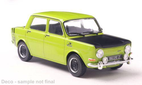 White Box 1:24 Simca 1000 Rallye 2, light-green, 1970 