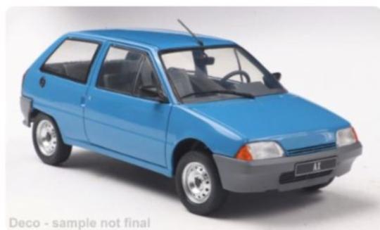 White Box 1:24 Citroen AX (1986) - blue 