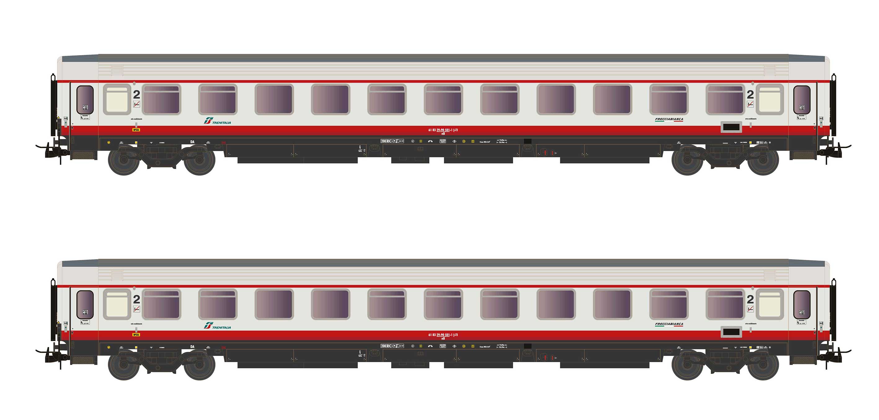 DS Automodelle Modellbauvertrieb | Rivarossi 2-tlg. Set Reisezugwagen ...