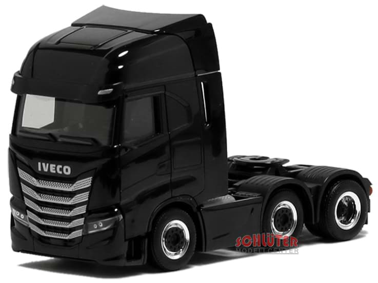 DS Automodelle Modellbauvertrieb | Herpa LKW Iveco S-Way SZM 3a schwarz ...